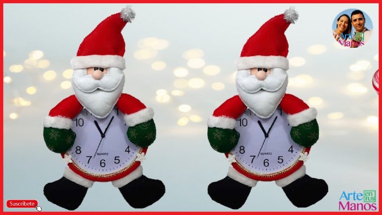 Cómo Decorar Un Reloj con Santa Claus