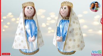 Virgencita – Lámpara con Botella Reciclada