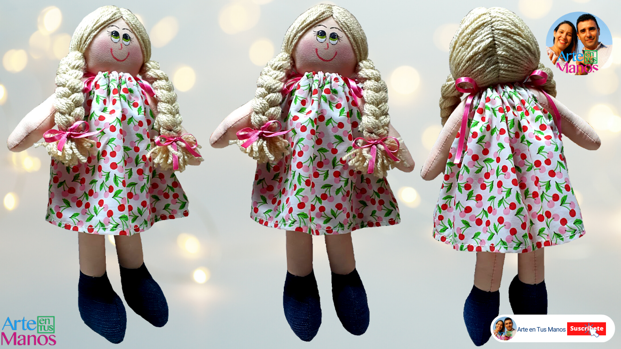 Muñecas de Trapo Para Principiantes, Tutorial con Arte en Tus Manos ...