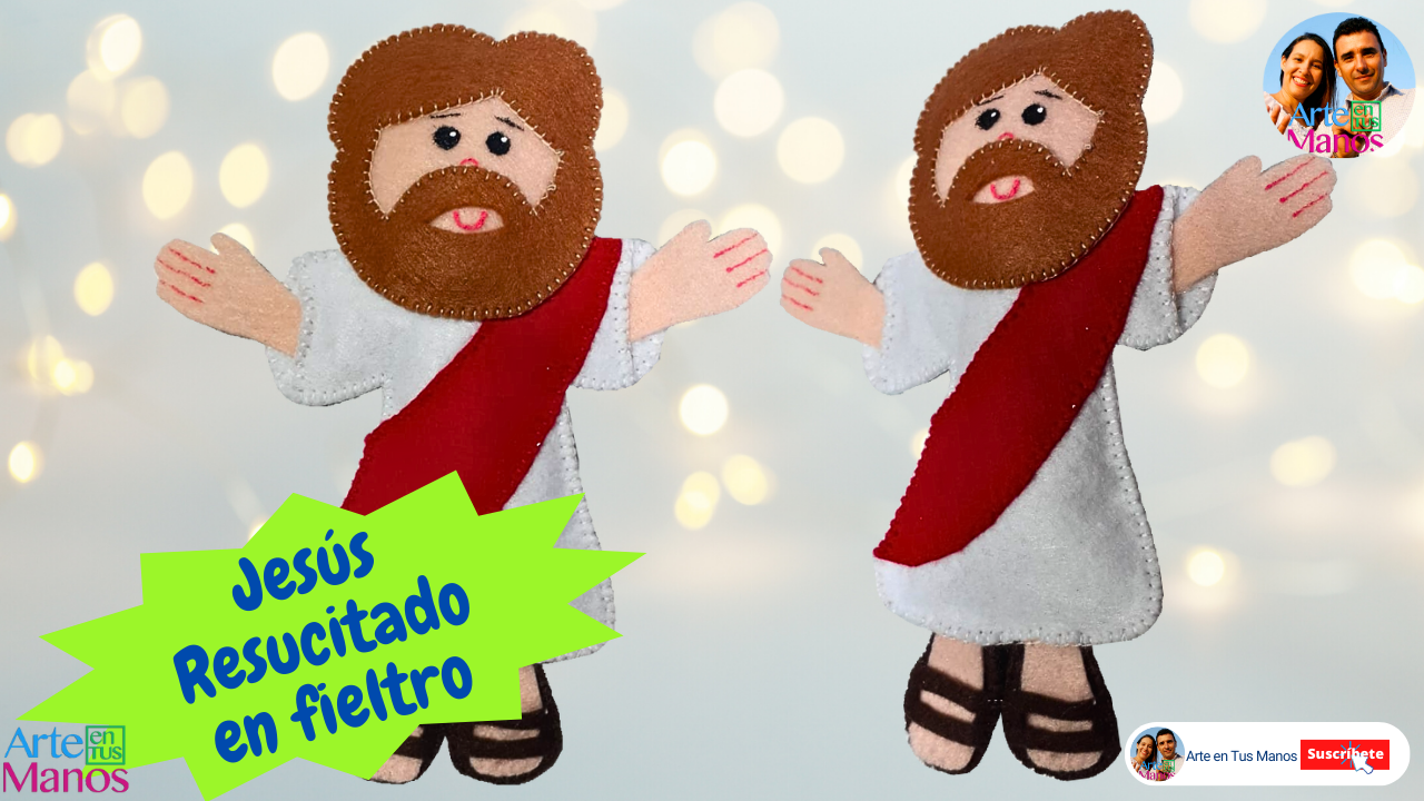 JESÚS RESUCITADO En Fieltro o Foami, FÁCIL y Económico con Arte en Tus ...