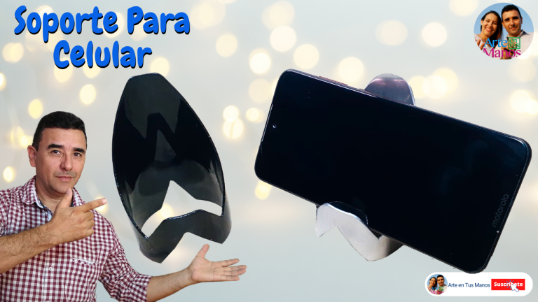SOPORTES PARA CELULAR Con Tubos de PVC, Fácil Con Arte en Tus Manos
