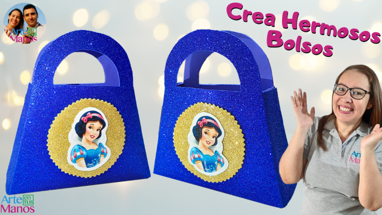 HERMOSOS BOLSOS En Foami, FÁCIL y Económico Con Arte en Tus Manos