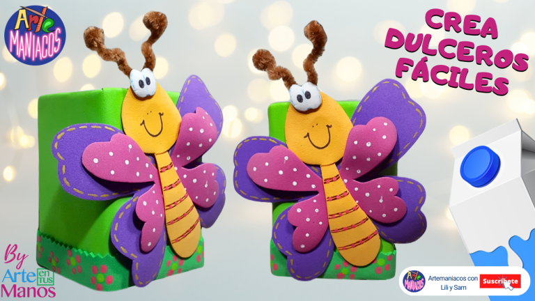 DULCEROS Con FOAMI Y CARTÓN, Fáciles Con Artemaníacos