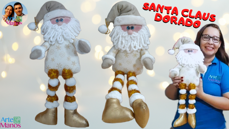 Transforma tu Navidad con este Santa Claus Sofisticado DIY Arte en Tus Manos