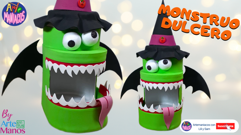 DISPENSADORES DE DULCES Monstruosamente Divertidos Con Artemaniacos con Lili y Sam 