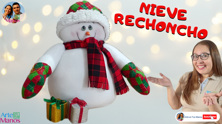 Haz Tus Propios MUÑECOS DE NIEVE RECHONCHOS, Fácil Con Arte en Tus Manos
