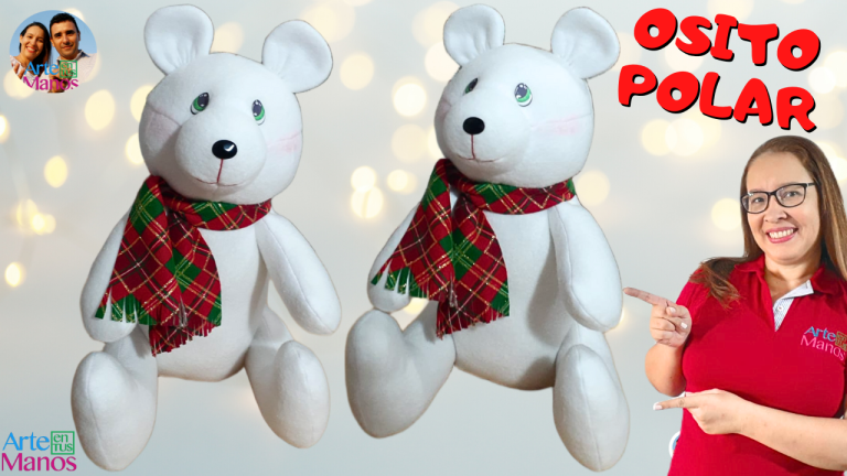 Crea HERMOSOS OSOS POLARES, Para Toda Ocasión, Tutorial Con Arte en Tus Manos
