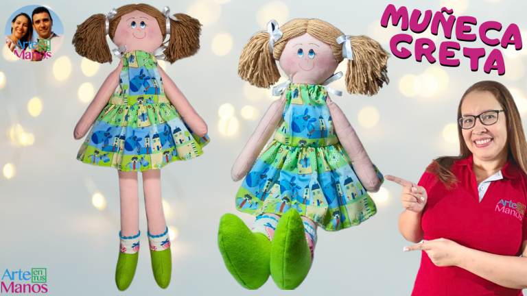Aprende a Hacer HERMOSAS MUÑECAS DE TRAPO, Tutorial Paso a Paso con Arte en Tus Manos
