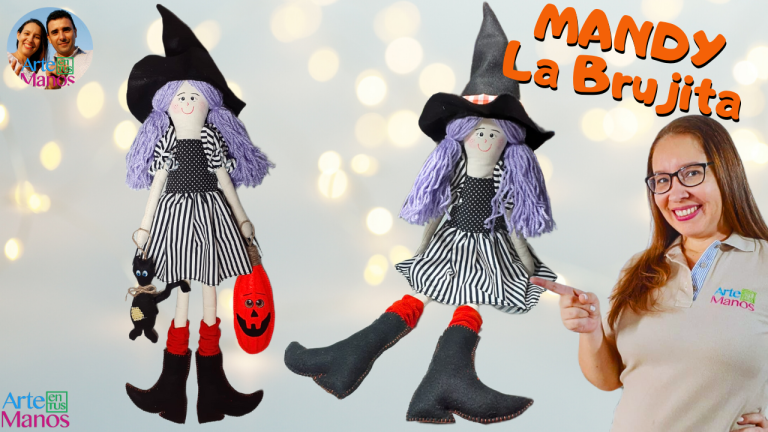 BRUJITAS PARA HALLOWEEN, Hermosas y Divertidas Con Arte en Tus Manos