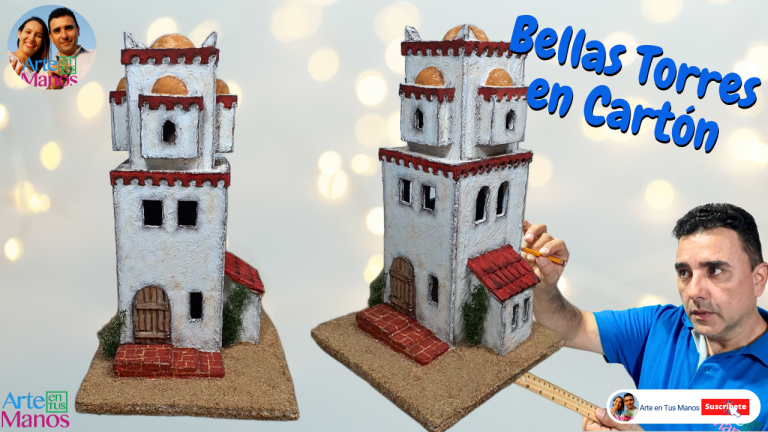 TORRES En Cartón Para Pesebres, Belenes, Fácil Con Arte en Tus Manos