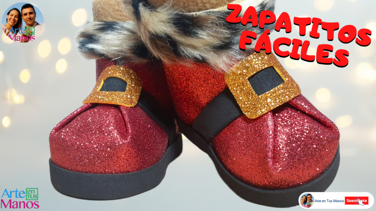 BOTAS NAVIDEÑAS Para Tus Muñecos, Fácil y Económicas