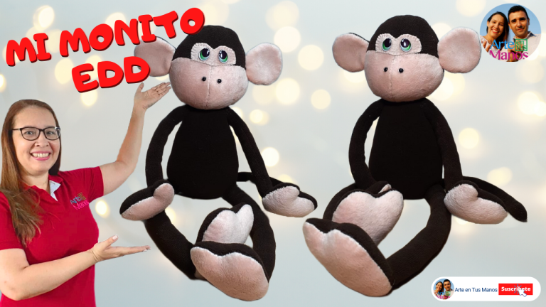 Hermosos MONITOS, CHANGUITOS en Tela, Fácil Con Arte en Tus Manos, MONITO EDD