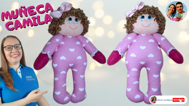 Aprende a HACER MUÑECAS BEBÉ en Tela, Tutorial Completo CAMILA Con Arte en Tus Manos
