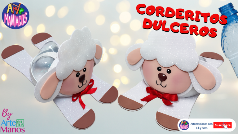 DULCEROS CORDERITOS, OVEJAS Con Botellas y Foami, Fácil Con Artemaníacos
